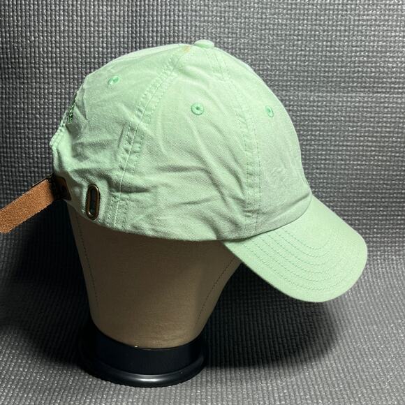 Southern Tide Mini Skipjack Leather Strap Baseball Cap Mens One Size Green - Picture 3 of 7